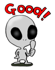 Alien can do his best sticker #2947093