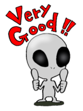 Alien can do his best sticker #2947094