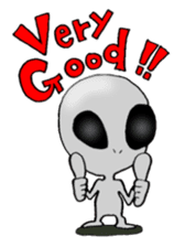 Alien can do his best sticker #2947094