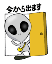 Alien can do his best sticker #2947095