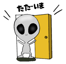 Alien can do his best sticker #2947096