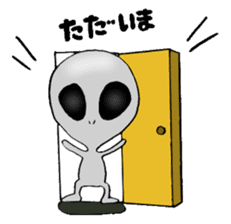 Alien can do his best sticker #2947096