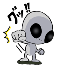 Alien can do his best sticker #2947100