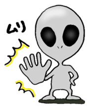 Alien can do his best sticker #2947101