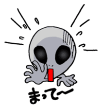 Alien can do his best sticker #2947104