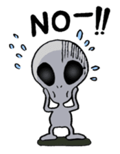 Alien can do his best sticker #2947106