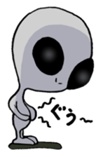 Alien can do his best sticker #2947107