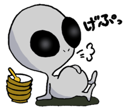 Alien can do his best sticker #2947108
