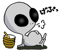 Alien can do his best sticker #2947108