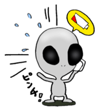Alien can do his best sticker #2947111