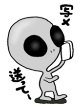 Alien can do his best sticker #2947112