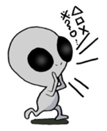Alien can do his best sticker #2947118