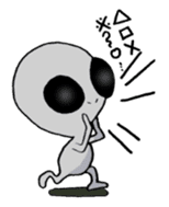 Alien can do his best sticker #2947118