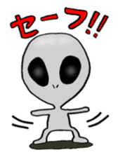 Alien can do his best sticker #2947121
