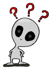 Alien can do his best sticker #2947123