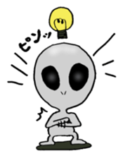 Alien can do his best sticker #2947124