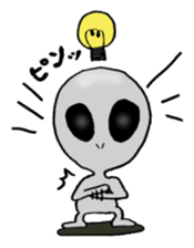 Alien can do his best sticker #2947124