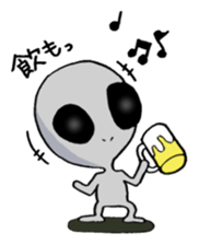 Alien can do his best sticker #2947125