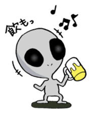 Alien can do his best sticker #2947125
