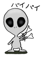 Alien can do his best sticker #2947130