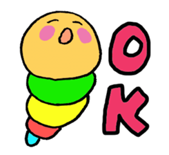 Caterpillar Guy sticker #2947543