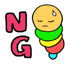 Caterpillar Guy sticker #2947544