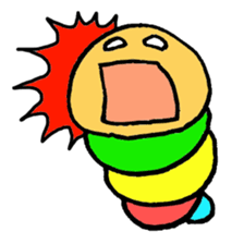 Caterpillar Guy sticker #2947551