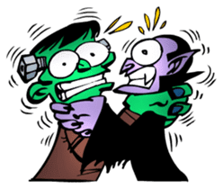 WanMonstaz - Your Cartoon Spooks sticker #2947730