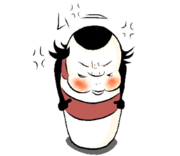 A kokeshi doll named CoCo sticker #2948094