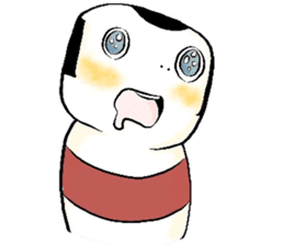 A kokeshi doll named CoCo sticker #2948103