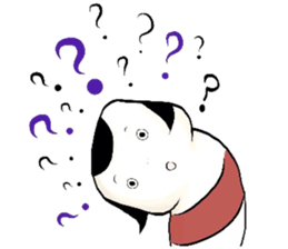 A kokeshi doll named CoCo sticker #2948104