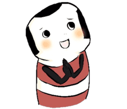 A kokeshi doll named CoCo sticker #2948106