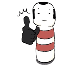 A kokeshi doll named CoCo sticker #2948108