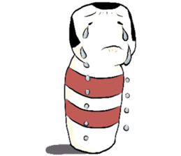 A kokeshi doll named CoCo sticker #2948109