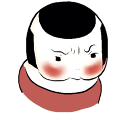 A kokeshi doll named CoCo sticker #2948113