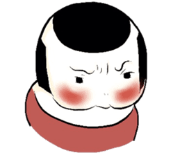 A kokeshi doll named CoCo sticker #2948113