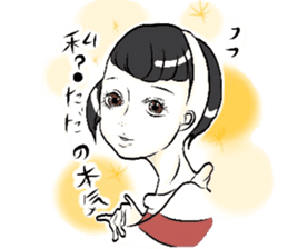 A kokeshi doll named CoCo sticker #2948114