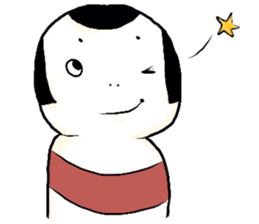 A kokeshi doll named CoCo sticker #2948115