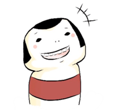 A kokeshi doll named CoCo sticker #2948117