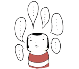 A kokeshi doll named CoCo sticker #2948118