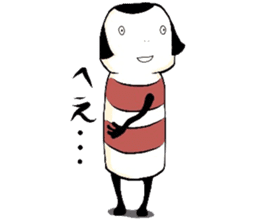 A kokeshi doll named CoCo sticker #2948122