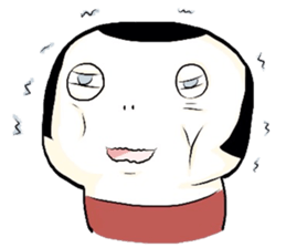 A kokeshi doll named CoCo sticker #2948124