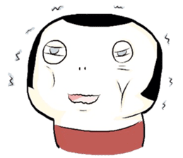 A kokeshi doll named CoCo sticker #2948124