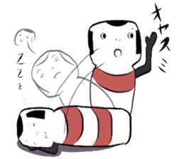 A kokeshi doll named CoCo sticker #2948127