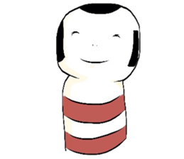 A kokeshi doll named CoCo sticker #2948128