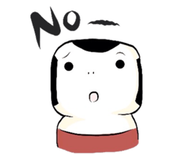 A kokeshi doll named CoCo sticker #2948130