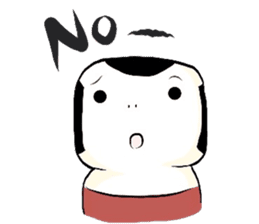 A kokeshi doll named CoCo sticker #2948130