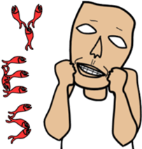 same face family grandfather sticker #2948263