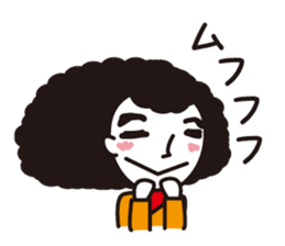 Man of the Afro-hair sticker #2948294