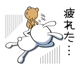 Furi Furi white rabbit sticker #2948650